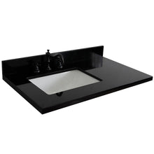 Load image into Gallery viewer, Bellaterra 37” Black Galaxy Countertop and Single Rectangle Left Sink