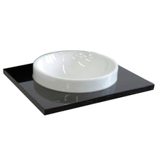 Load image into Gallery viewer, Bellaterra 25&quot; Black galaxy countertop and single round sink 430003-25-BGRD
