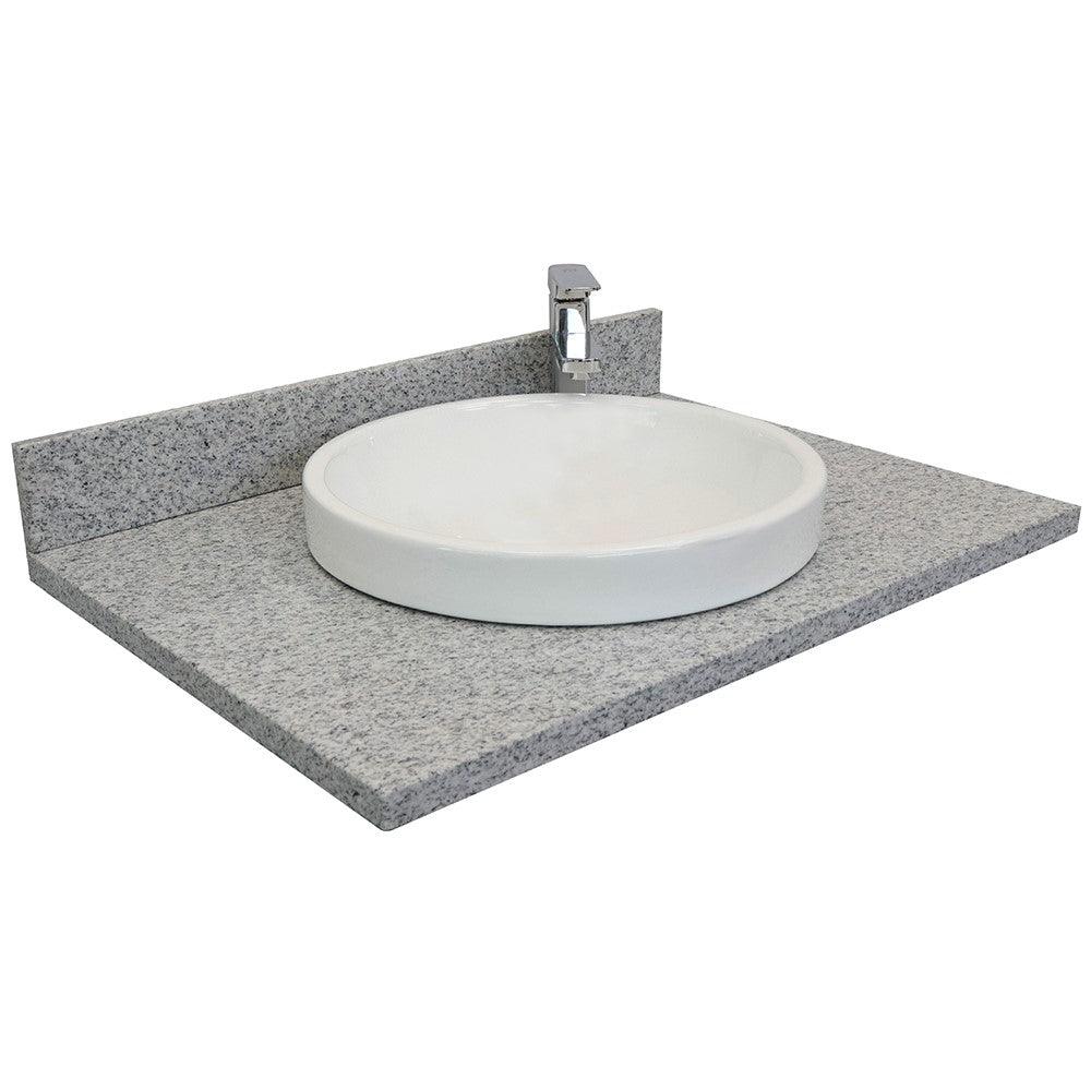 Bellaterra 31 in. Countertop With Round Sink 430003-31