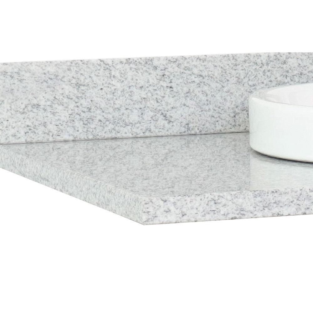 Bellaterra 31 in. Gray Granit Countertop With Round Sink 430003-31-GYRD