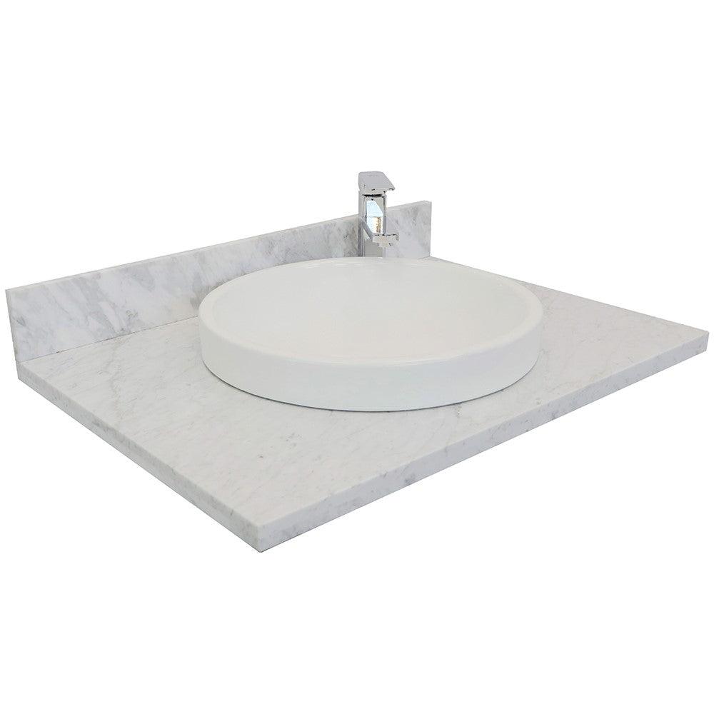 Bellaterra 31 in. Countertop With Round Sink 430003-31