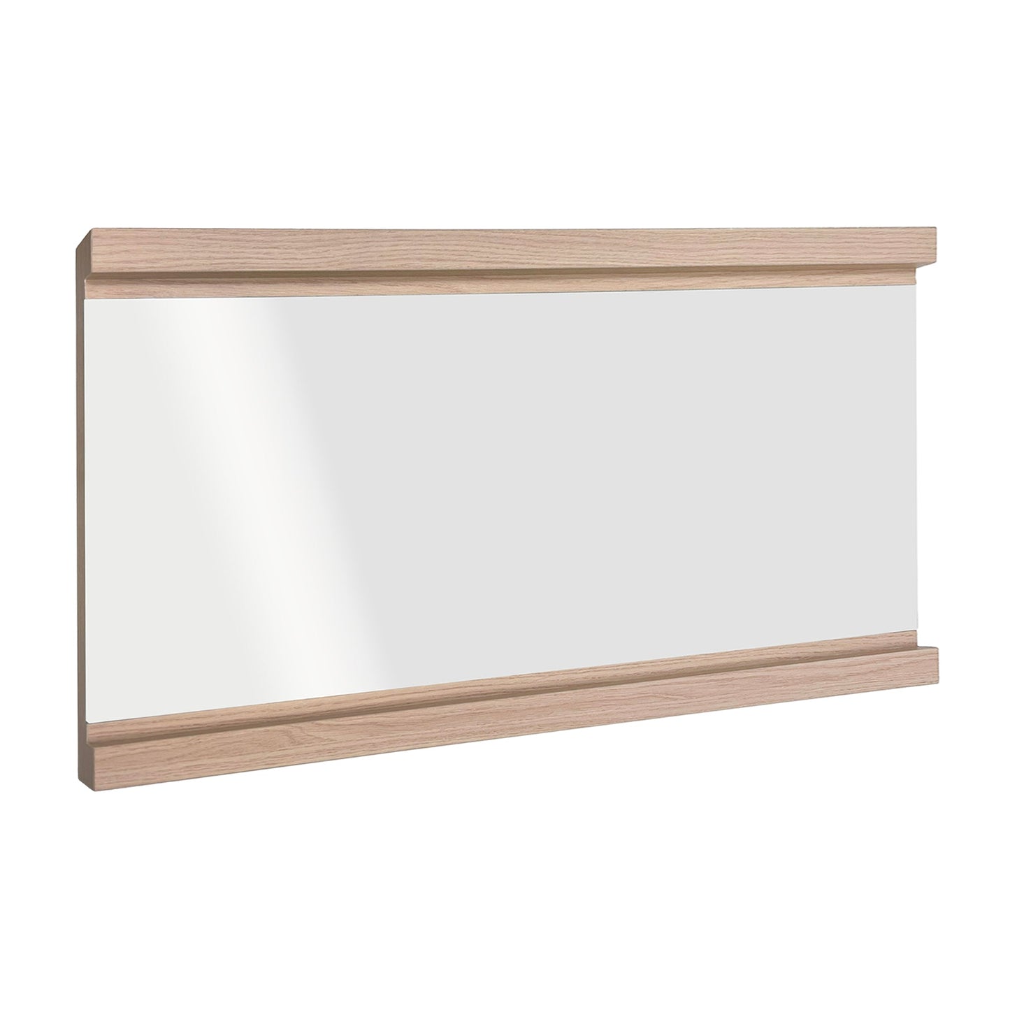 18" Rectangular Framed Mirror, Neutral