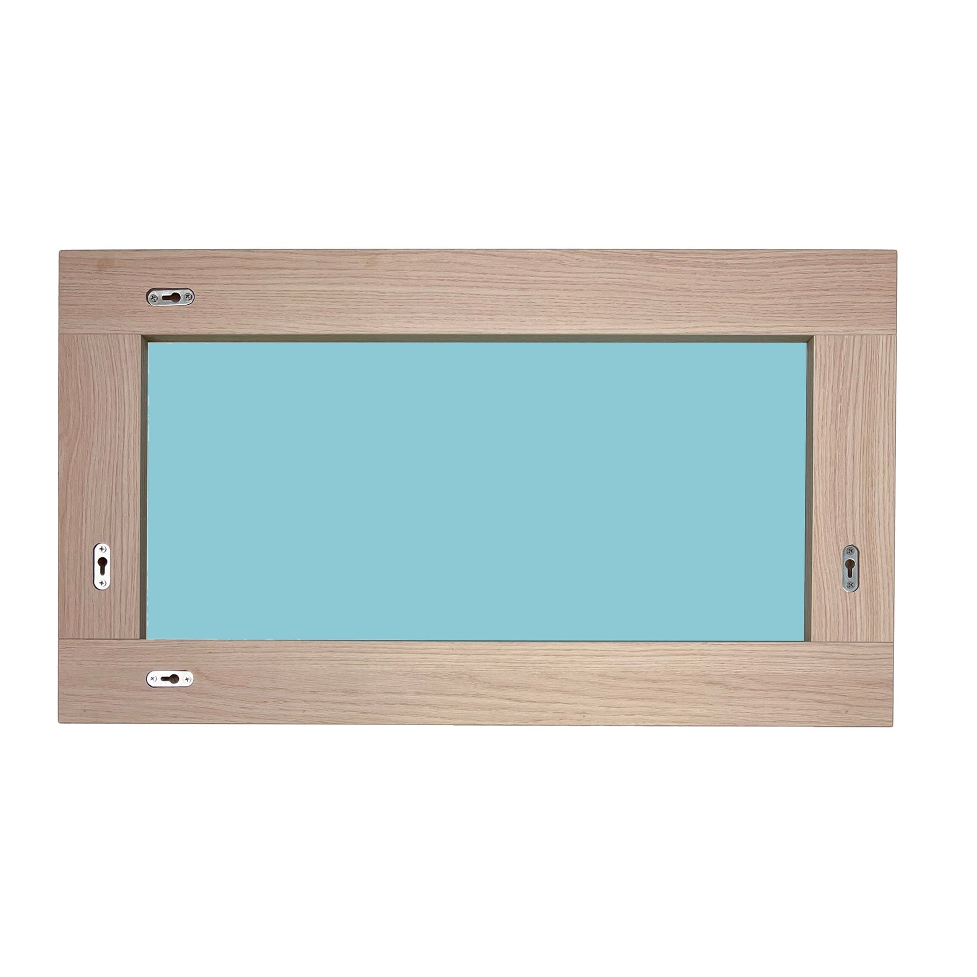 18" Rectangular Framed Mirror, Neutral, Back