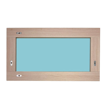 18" Rectangular Framed Mirror, Neutral, Back