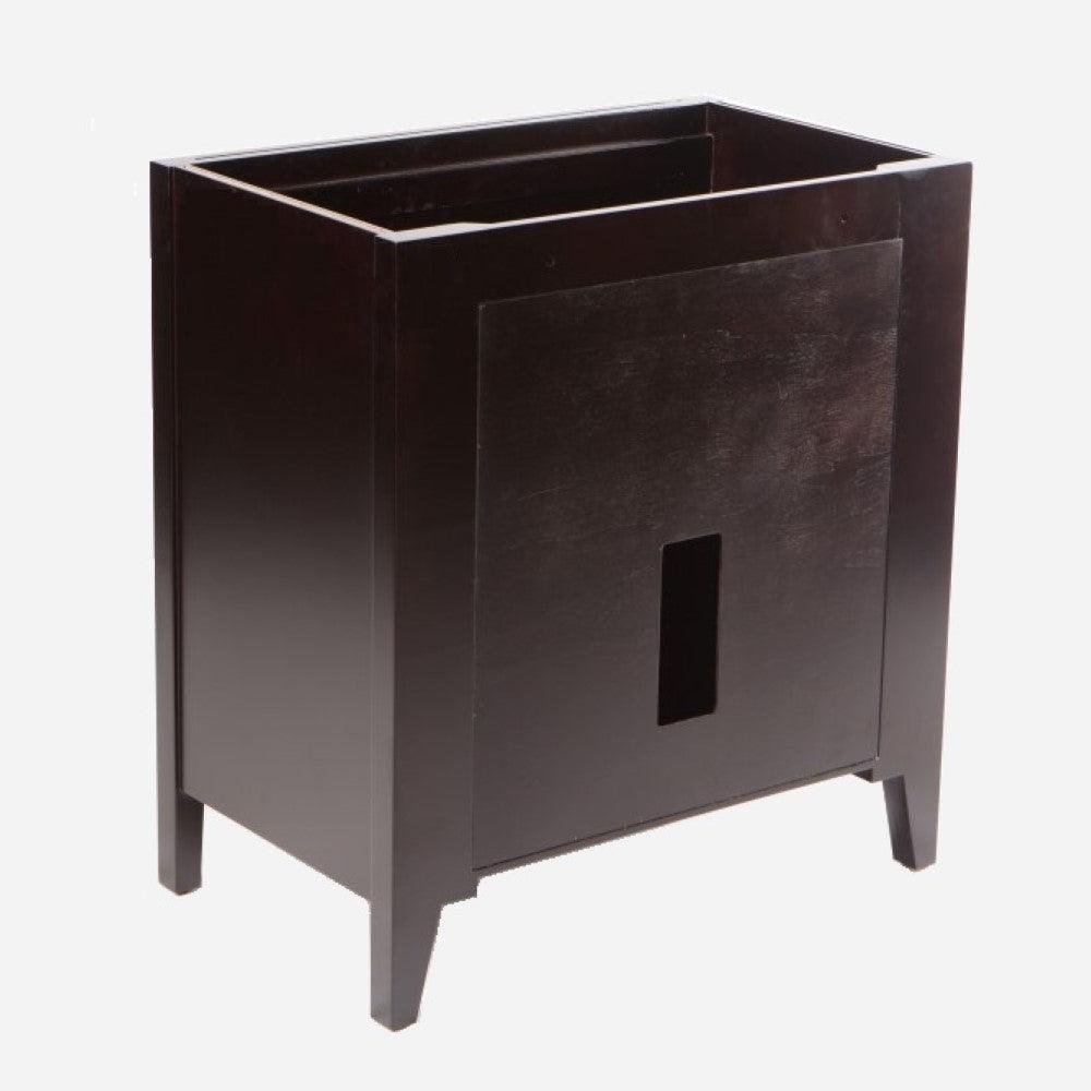 Bellaterra 500410-ES-WH-36 36-Inch Single Sink Vanity, Backside
