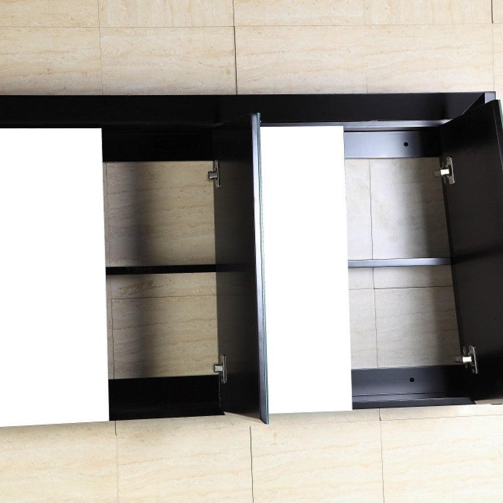 Bellaterra 45 in Mirrored Cabinet - Dark Espresso Finish 500410-MC-ES-48, OPen
