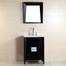 Load image into Gallery viewer, Bellaterra 24&quot; Dark espresso Freestanding Single Sink Vanity 500410-ES-WH-24