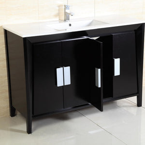 Bellaterra 48-Inch Single Sink Vanity 500410D-ES-WH-48S, Open