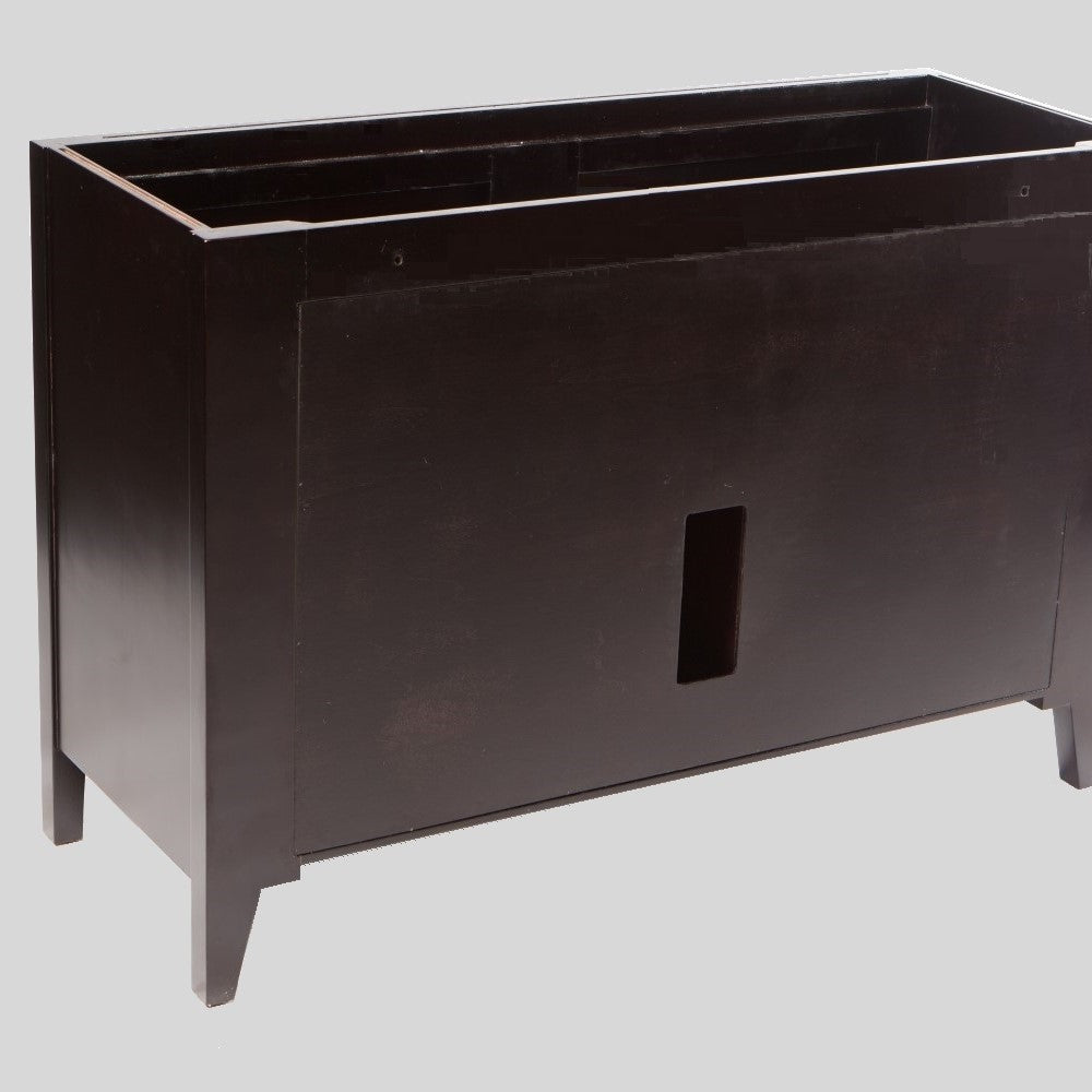 Bellaterra 48-Inch Single Sink Vanity 500410D-ES-WH-48S, Backside