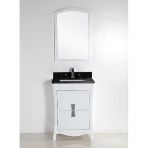 Bellaterra 500701-24-BG 24 In. Single Sink Vanity with Counter Top