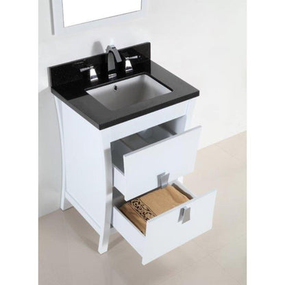 Bellaterra 500701-24-BG 24 In. Single Sink Vanity with Counter Top