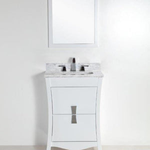 Bellaterra 500701-24-WC 24 In. Single Sink Vanity with Counter Top