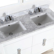 Load image into Gallery viewer, Bellaterra 48 In. Double Sink Vanity with Counter Top 500701-48D-BG-WC, Marble, Double Basin