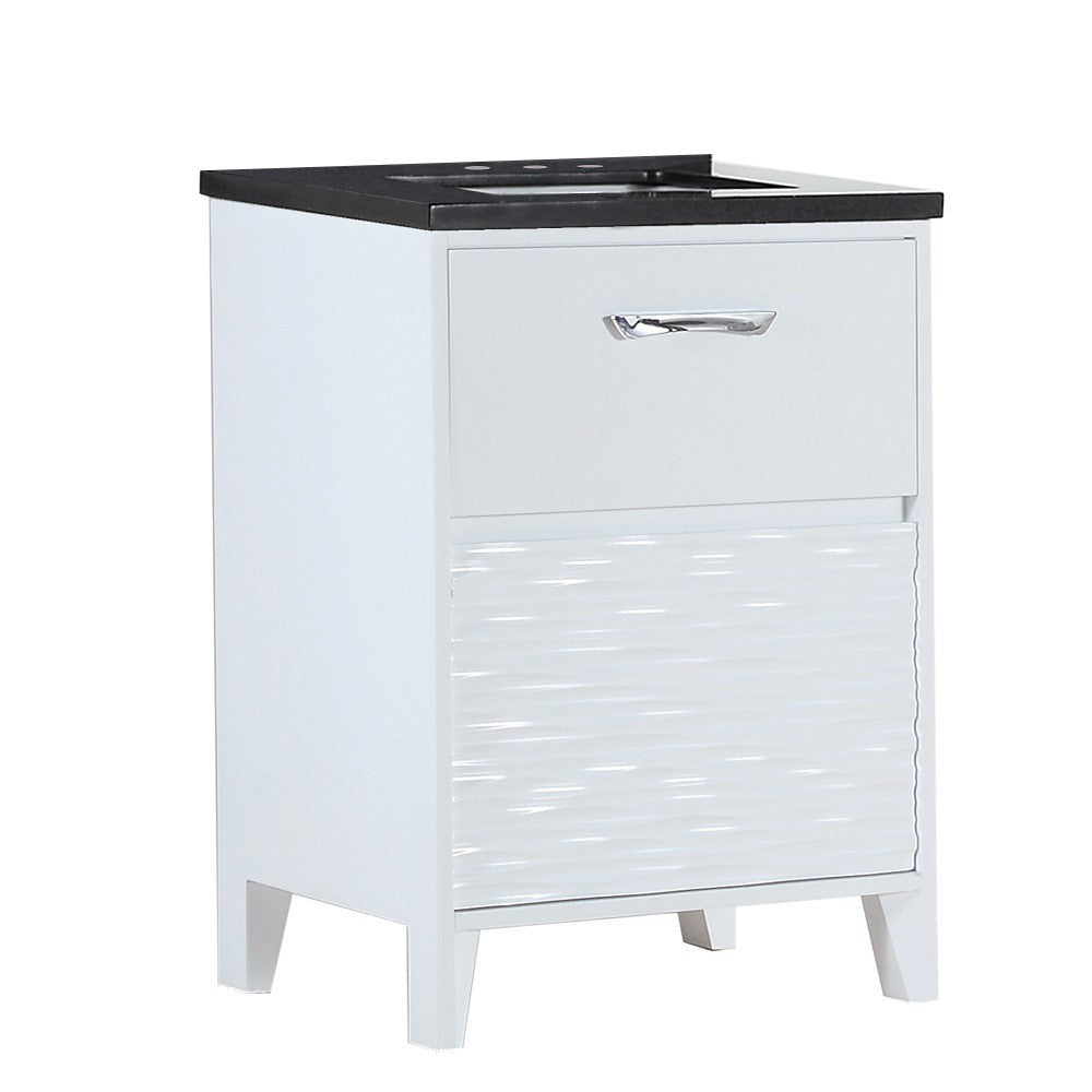 Bellaterra 500709-24-BG-WC 24 In. Single Sink Vanity with Counter Top