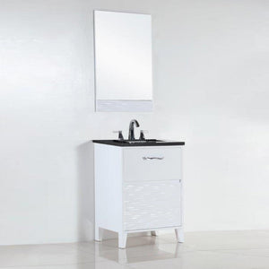 Bellaterra 500709-24-BG 24 In. Single Sink Vanity with Counter Top