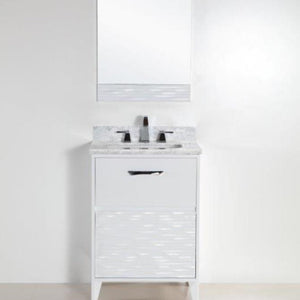 Bellaterra 500709-24-WC 24 In. Single Sink Vanity with Counter Top