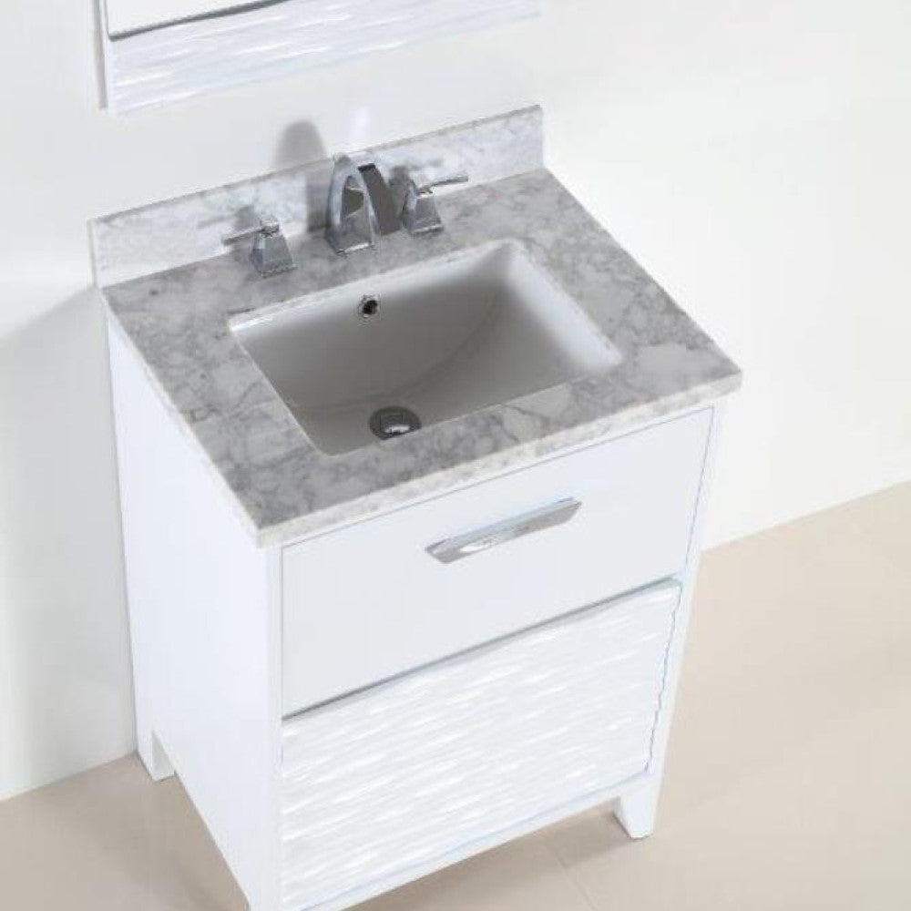 Bellaterra 500709-24-WC 24 In. Single Sink Vanity with Counter Top