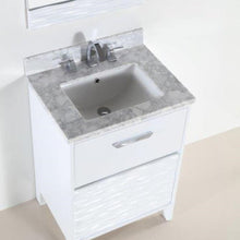 Load image into Gallery viewer, Bellaterra 500709-24-WC 24 In. Single Sink Vanity with Counter Top
