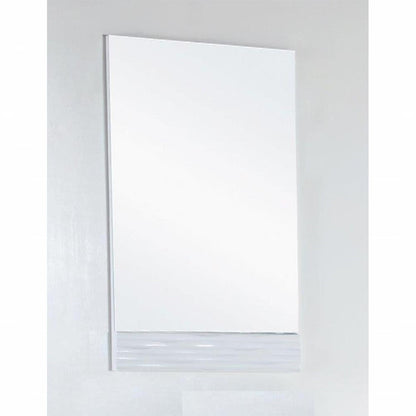 Bellaterra 22 in. Wood Framed Mirror 500709-MIR-22, Front