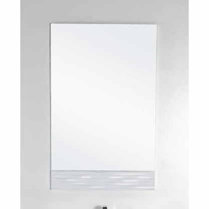 Bellaterra 22 in. Wood Framed Mirror 500709-MIR-22, Front