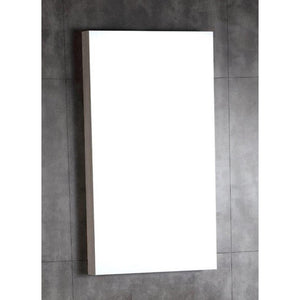 Bellaterra 18 in. Wood framed mirror 500821-18-MIR, Front