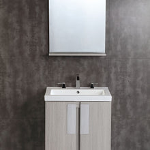 Load image into Gallery viewer, Bellaterra 24&quot; Gray Pine Wood Single Rectangular Sink Vanity 500822-24