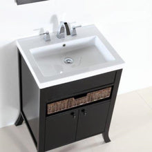 Load image into Gallery viewer, Bellaterra 24&quot; Espresso Wood Single Rectangular Sink Vanity 500823A-24
