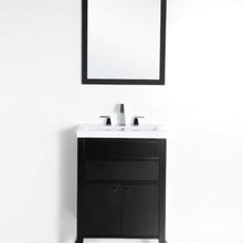 Load image into Gallery viewer, Bellaterra 24&quot; Espresso Wood Single Rectangular Sink Vanity 500823B-24