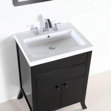 Load image into Gallery viewer, Bellaterra 24&quot; Espresso Wood Single Rectangular Sink Vanity 500823B-24