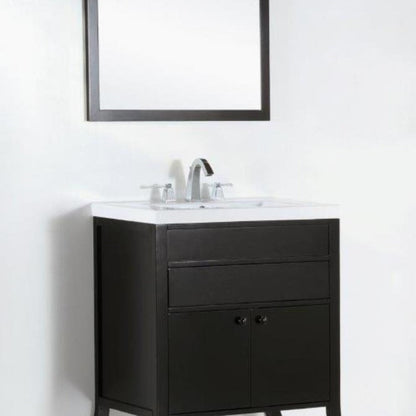 Bellaterra  Freestanding Espresso 30” Single Sink Vanity 500823B-30