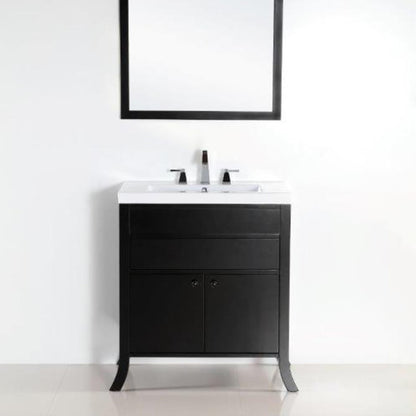 Bellaterra  Freestanding Espresso 30” Single Sink Vanity 500823B-30