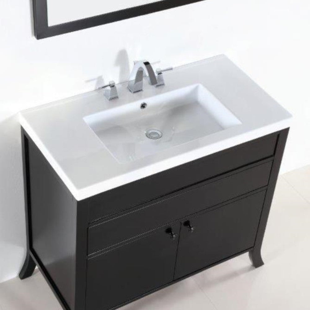 Bellaterra 500823B-36 36 In. Single Sink Vanity - Espresso - Top