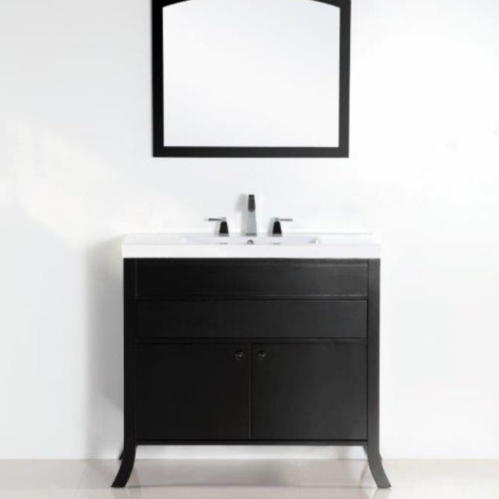 Bellaterra 500823B-36 36 In. Single Sink Vanity - Espresso - Front