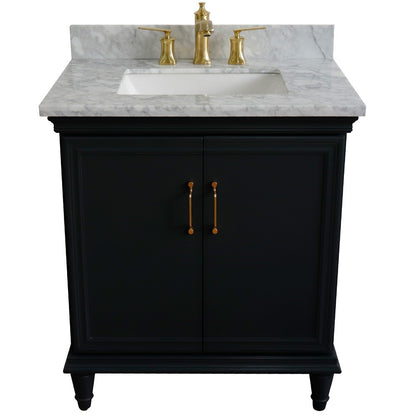 Bellaterra 31" Wood Single Vanity w/ Counter Top and Sink 400800-31-DG-WMR