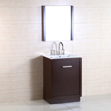 Load image into Gallery viewer, Bellaterra 24-Inch Single Sink Vanity 502001A-24 - Wenge Finish, Front