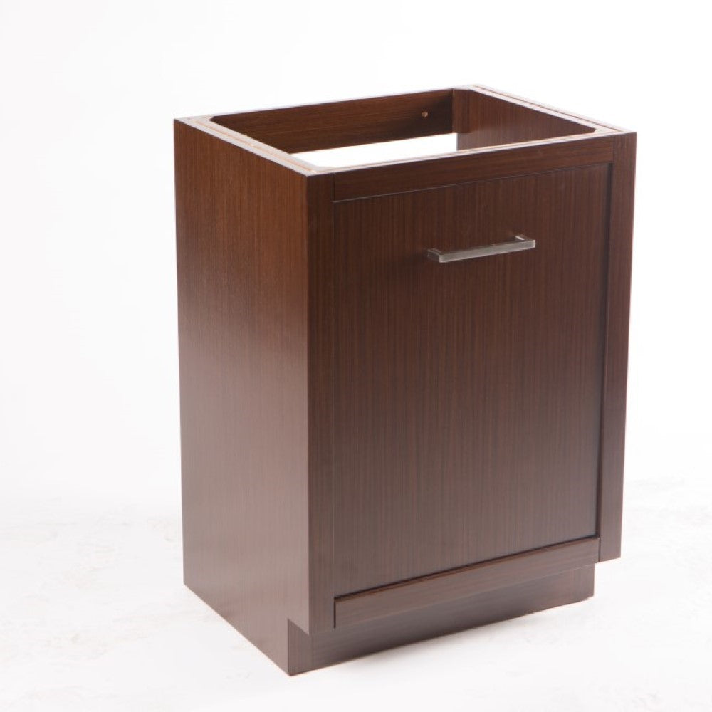 Bellaterra 24-Inch Single Sink Vanity 502001A-24 - Wenge Finish, Front Side