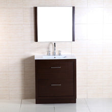 Load image into Gallery viewer, Bellaterra 30-Inch Single Sink Vanity 502001A-30 - Wenge, Front