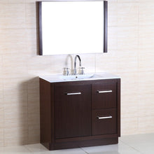 Load image into Gallery viewer, Bellaterra 502001A-36 36-Inch Single Sink Vanity, Wenge, Front