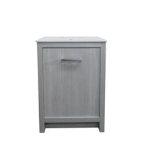 Load image into Gallery viewer, Bellaterra 24-Inch Single Sink Vanity 502001B-24 - Gray, Front
