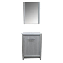 Load image into Gallery viewer, Bellaterra 24-Inch Single Sink Vanity 502001B-24 - Gray, Front