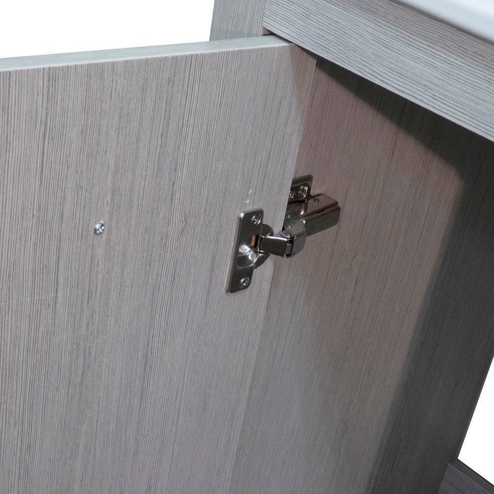 Bellaterra 502001B-36 36-Inch Single Sink Vanity, Gray, Inside 