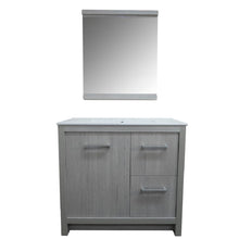 Load image into Gallery viewer, Bellaterra 502001B-36 36-Inch Single Sink Vanity, Gray, Front