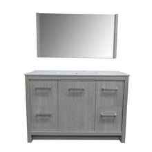 Load image into Gallery viewer, Bellaterra 48-Inch Single Sink Vanity - Gray 502001B-48S, Front