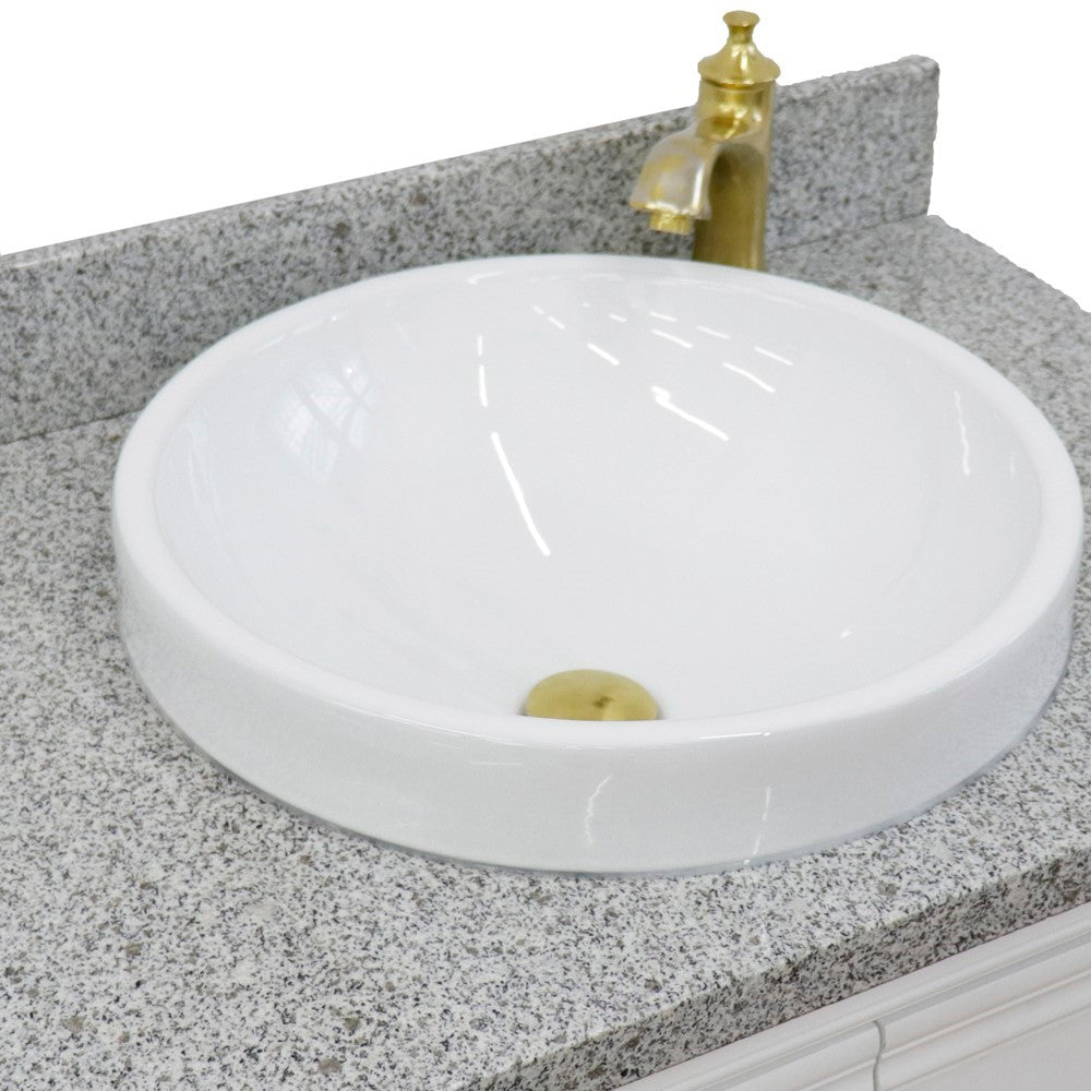 Bellaterra White 31" Wood Single Vanity w/ Counter Top and Sink 400800-31-WH