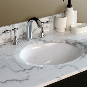 Bellaterra 600168-36B 36 in Single Sink Vanity-Wood - Ebony, Balck, Top