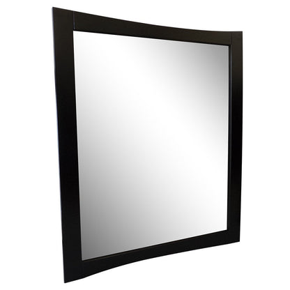 Bellaterra 32 in Wood Frame Mirror 604023-MIRROR, Sideview