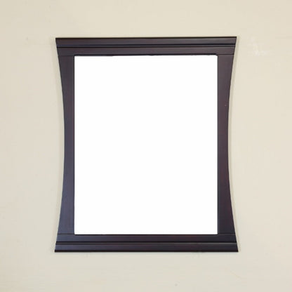 Bellaterra 32 in Wood Frame Mirror 604023-MIRROR, Front