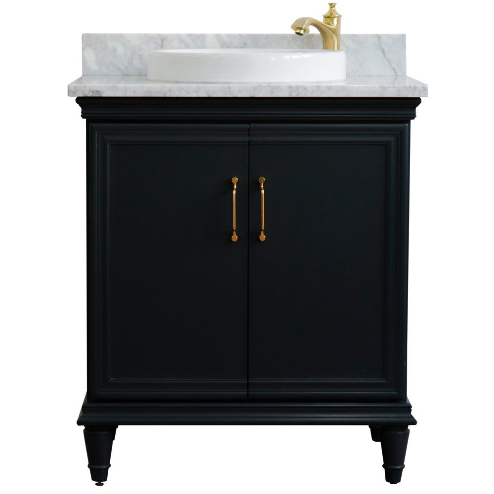 Bellaterra 31" Wood Single Vanity w/ Counter Top and Sink 400800-31-DG-WMRD