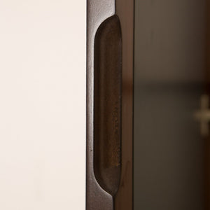 Bellaterra 24 in Mirror Cabinet-Wood-Sable Walnut 7611-MC-SW, Handle