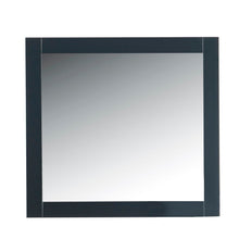 Load image into Gallery viewer, Bellaterra 34 in. Solid Wood Frame Mirror - Dark Gray 7700-34-M-DG, Front